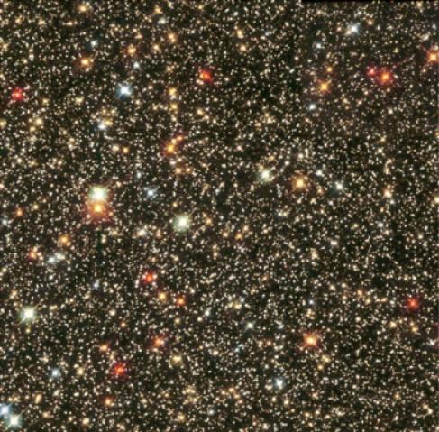 A group of stars in space